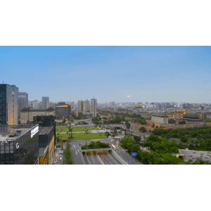 城市俯拍延时素材