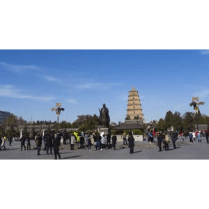 大雁塔南广场延时