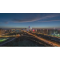 西安高新CBD日转夜延时