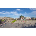 西安钟楼蓝天白云延时