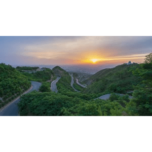 骊山日落