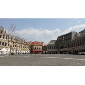 青岛城市风光德国小镇延时摄影