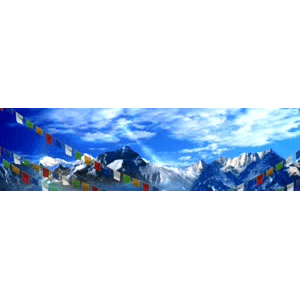AM06325 西藏雪山经幡（无音乐）