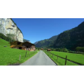 瑞士 劳特布龙嫩 散步 4K_超清 4K