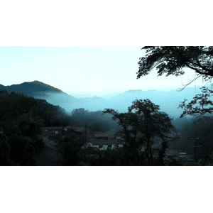 「晨雾包围的城堡～中秋の津和野～」_超清 4K