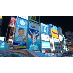 雨夜大阪夜行 - 难波_超清 4K