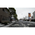 雪の降る中、福井市国道8号線 12分开始天空绝景_超清 4K