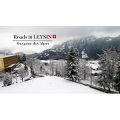 【瑞士】莱森 Leysin  雪中驾驶 - 迷人的家庭度假村Vaud Aigle_超清 4K