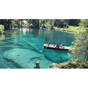 瑞士布劳塞（Blausee）最美丽的湖_高清 1080P+