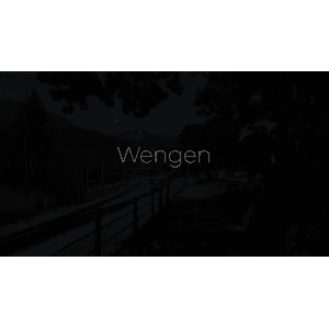 瑞士文根 Wengen 小镇漫步_超清 4K