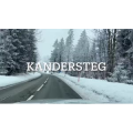 瑞士自驾 - 雪天穿过康德施泰格 KANDERSTEG_超清 4K