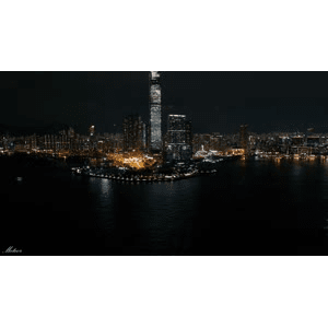 香港（4K UHD）無人機畫面-與平靜的音樂的風景休閒片。_超清 4K