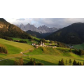 自然风景_山里的村庄