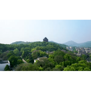 自然风景_山顶阁楼