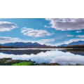 自然风景_河流蓝天白云