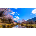 自然风景_蓝天白云河流