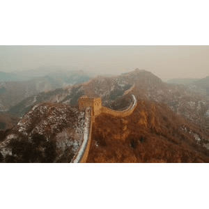 自然风景_长城上空视角