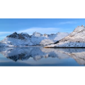 自然风景_雪山河流