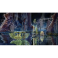3D视觉效果月亮湖(有音乐)